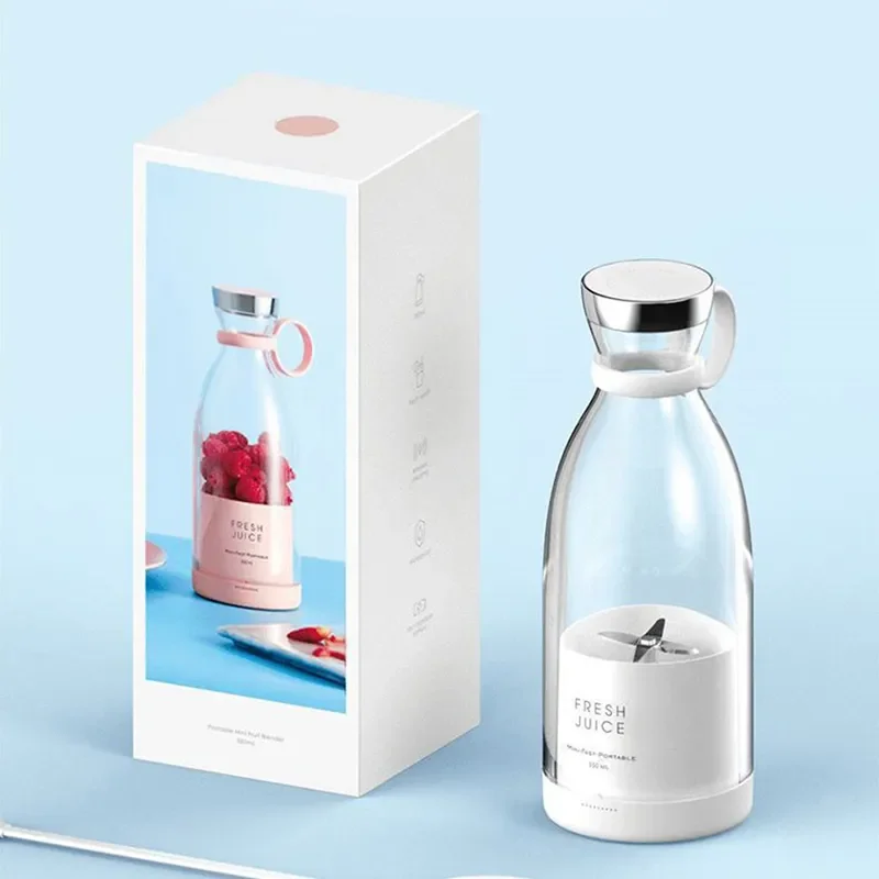 Fresh Juice Blender Portable Blender 350Ml Wireless Rechargeable Usb Juicer Cup Fruit Mixer Smoothie Juicer Blender