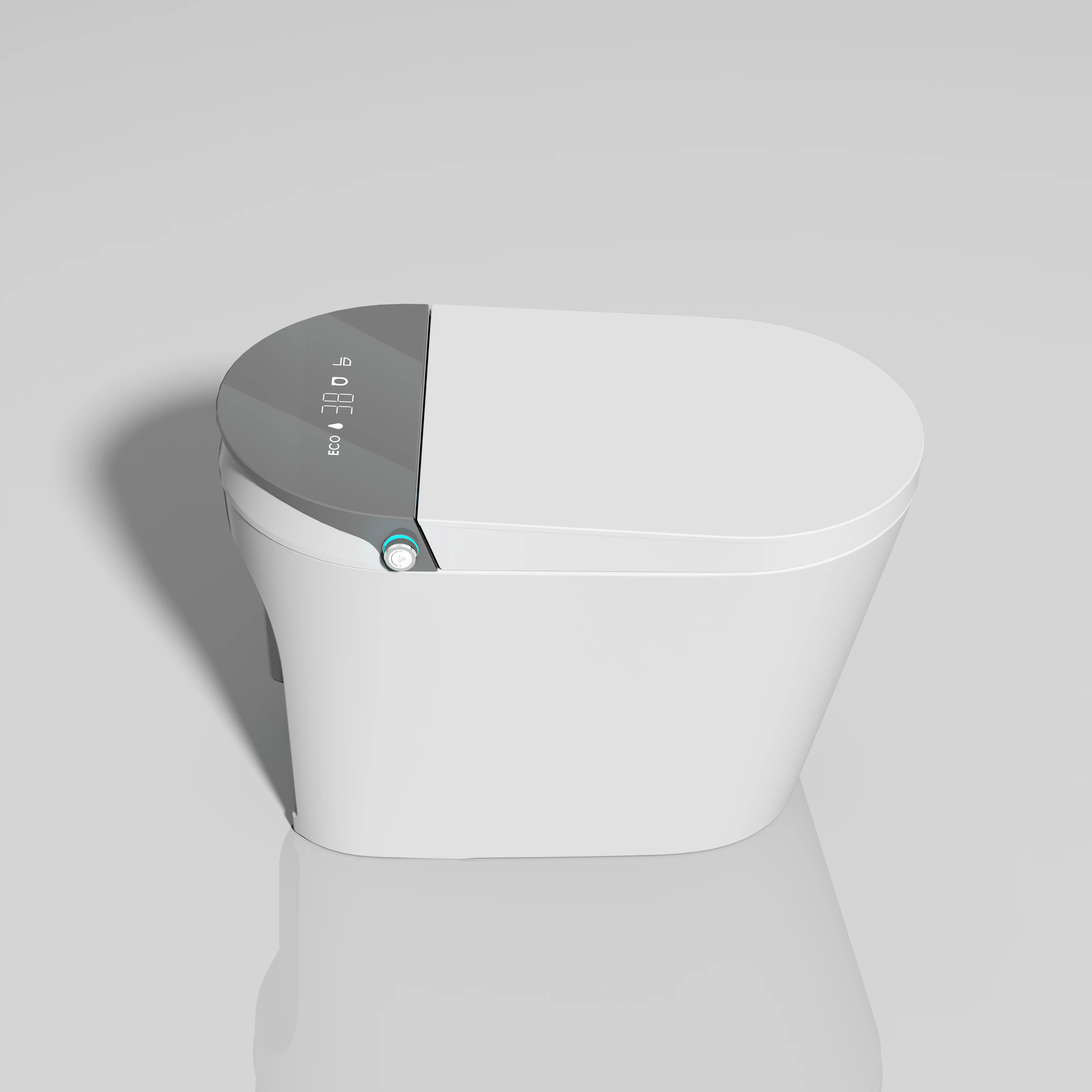 Smart Toilet Flusher Sensor Garbage Bin Kitchen Bathroom Toilet With Built-In Bid