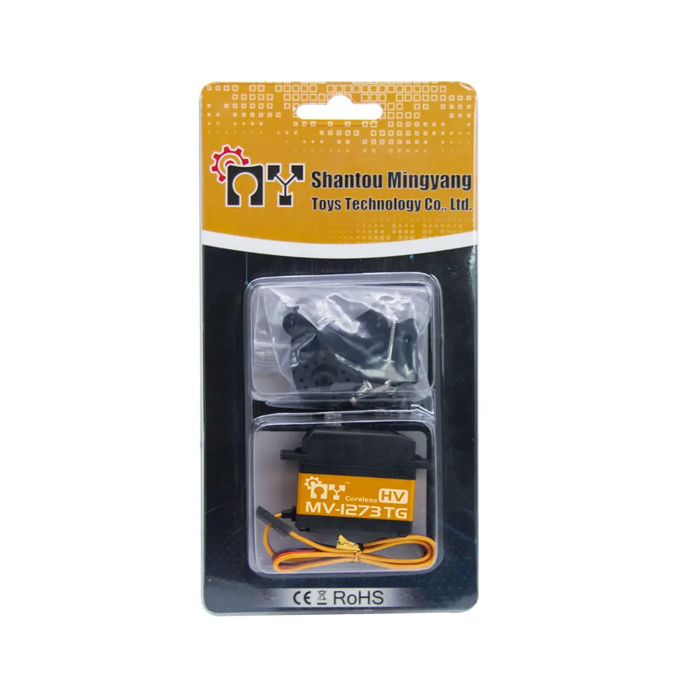 MV-1273TG 7.4V 16kg torque metal gear brushless servo motor programmable servo for drones cars ships and robots