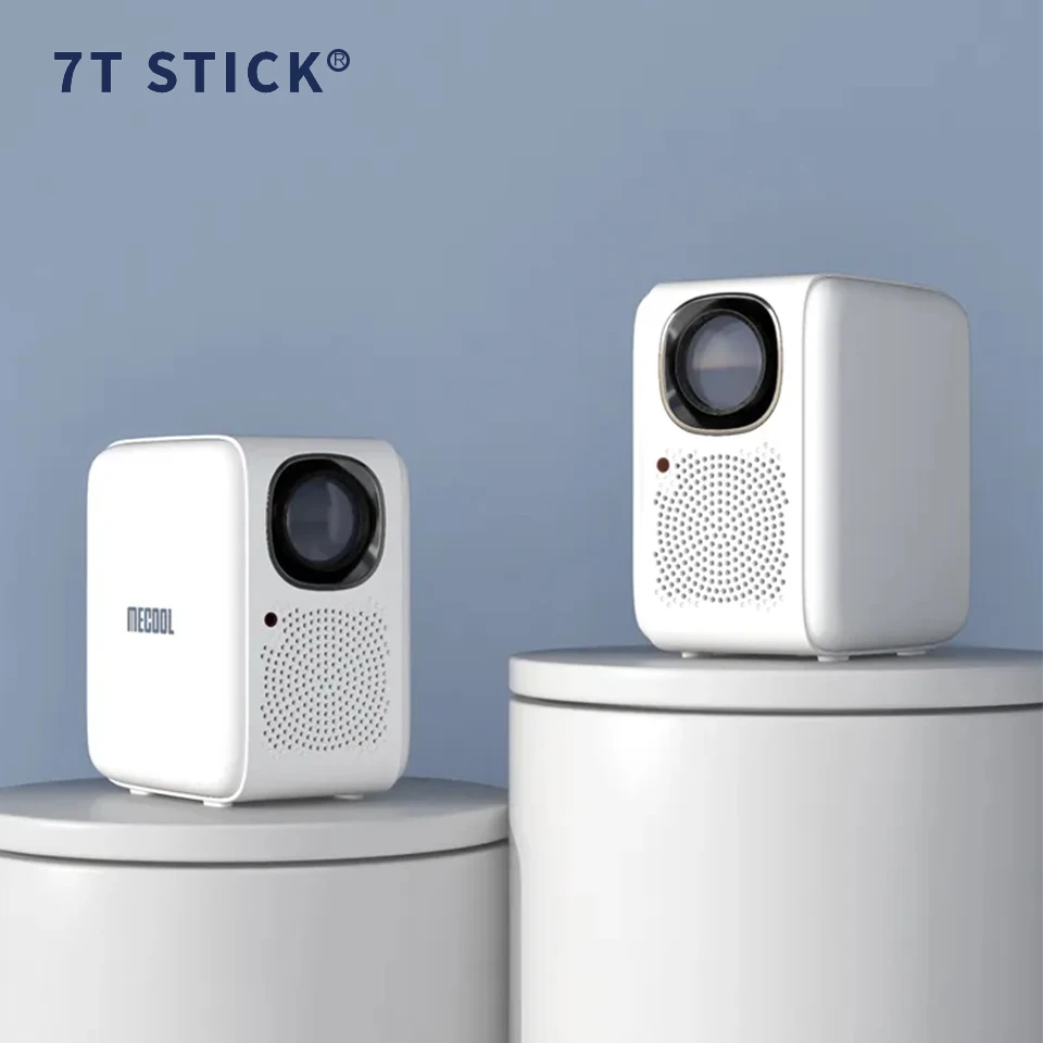 Mecool Kp2 1080p Projector 600ansi Lumens Portable 1g&8g Wifi Connected Multi Language Support Mini Projector