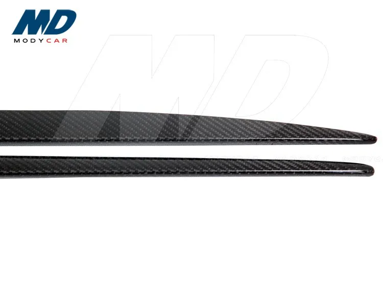 Modycar Style Carbon Fiber Side Skirt Insert For 2015-2016 MERCEDES BENZ C-Class W205 AMG C63
