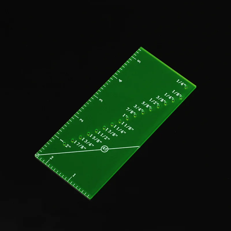 DIY Sewing Patchwork Tools Combination Sewing Machine Resistance Ruler Perforated Seam Measurement Guide Ruler Ruler Positioning