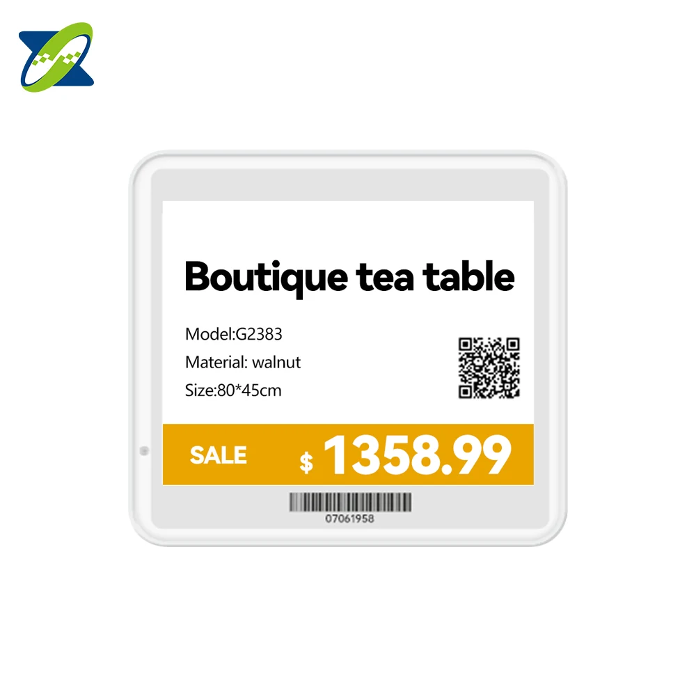 supermarket price display eink esl electron paper label eink lora display