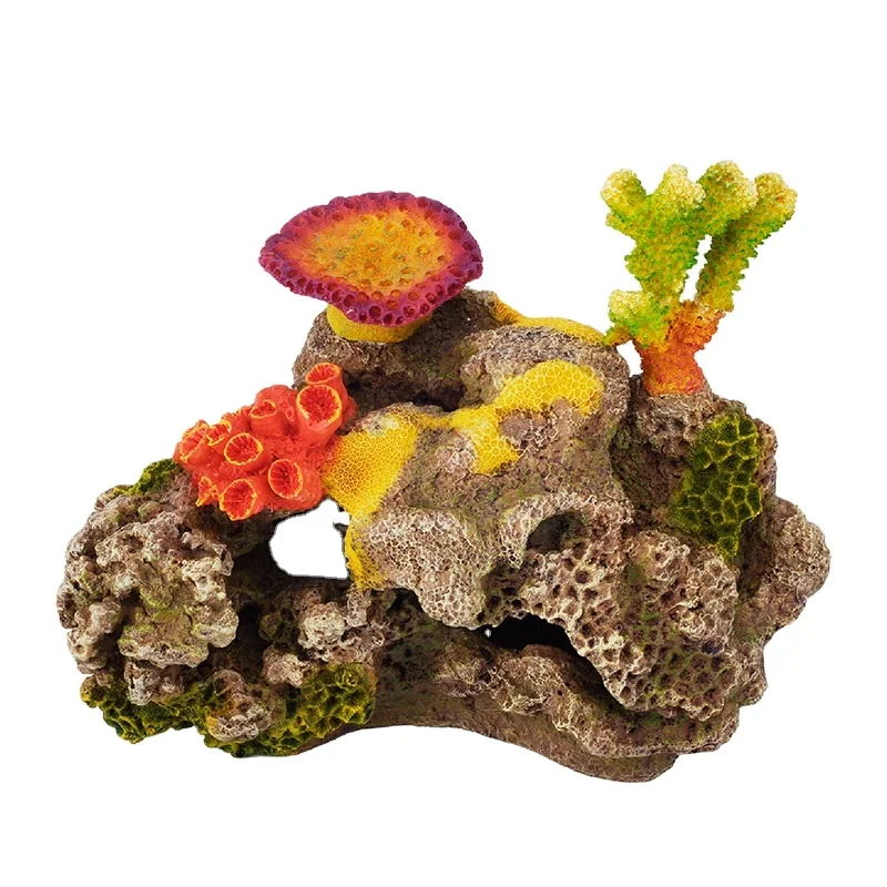 2025 NEW Eco Friendly Soft Oceanarium Stylish Insert No Color Change Custom Artificial Aquarium Fish Tank Ornaments Coral Reefs