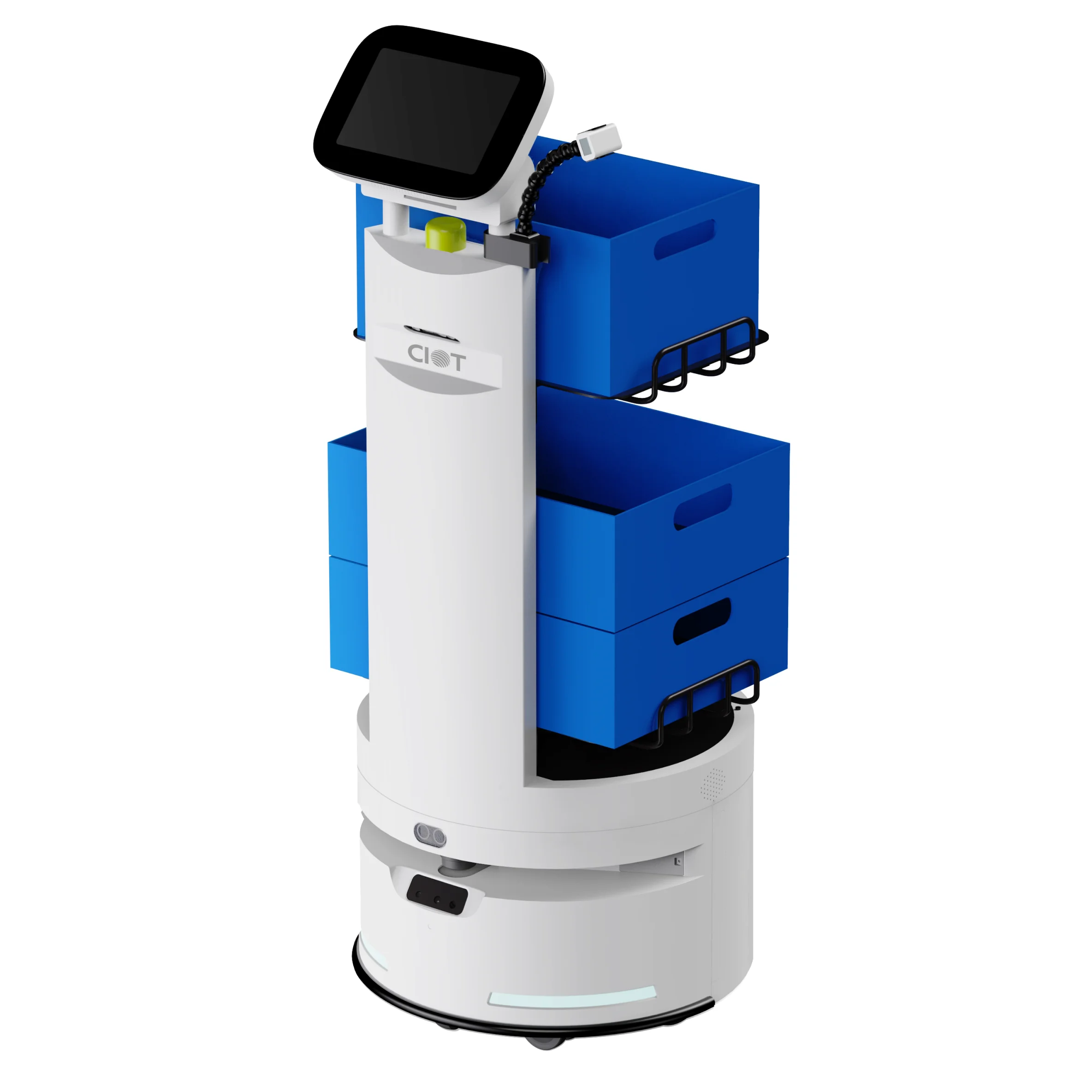 CIOT Factory Delivery Carrying Robot Platform lidar AMR Robot chassis Workshop Delivery Robot