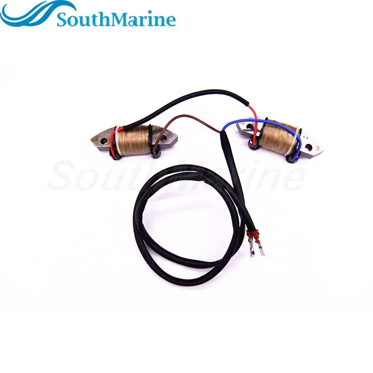 Outboard Engine 66T-85520-00 Charge Coil Assy Replaces for 2-Stroke Yamaha 40HP E40 40X M Boat Engines