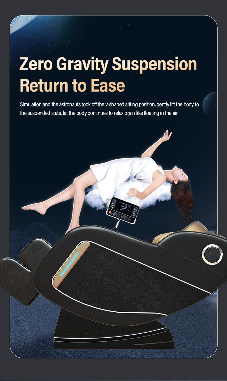 Wholesale High Quality New OEM Bill Operated Shiatsu Air Bags Large Recliner 4D Massage Chair for Sale