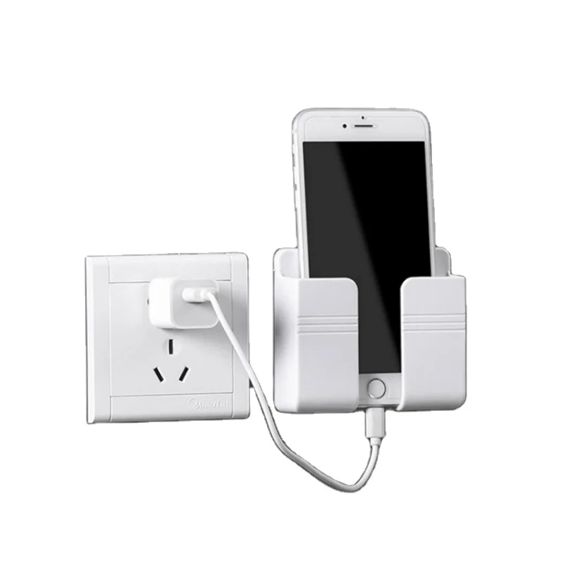 Factory Self-Adhesive Plastic Wall & Display Shelves Wall Mounted Mobile Phone Holder