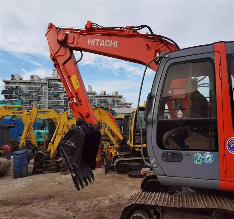 Землеройная техника производство Японии HITACHI ZX120 12 тонн гидравлический гусеничный экскаватор