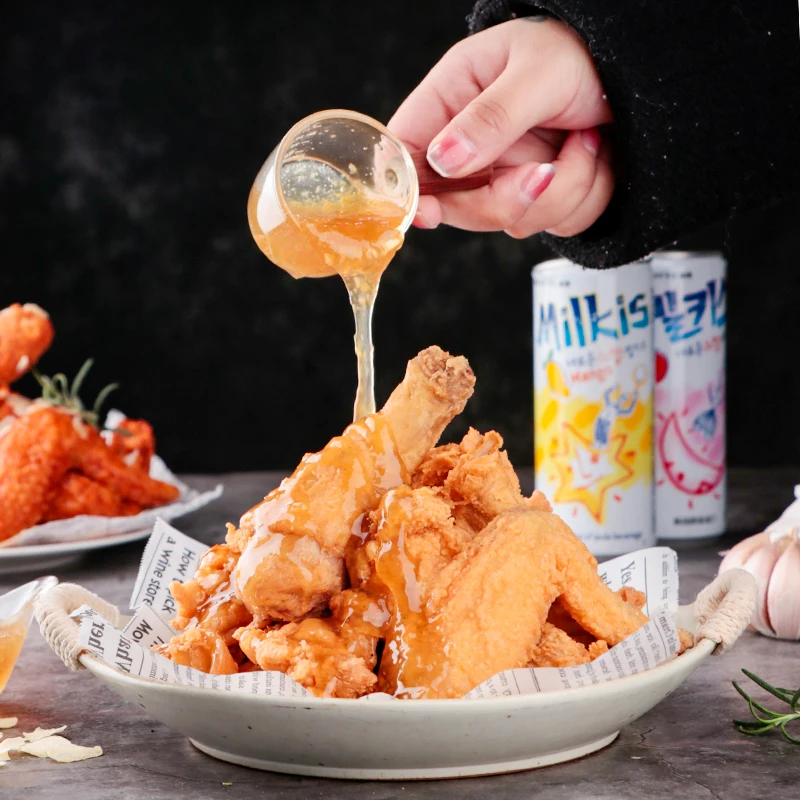 Best Sale 1kg Honey Lemon Garlic Flavor Fried Chicken Sauce  Customize Package Service Accept OEM Fast Delivery