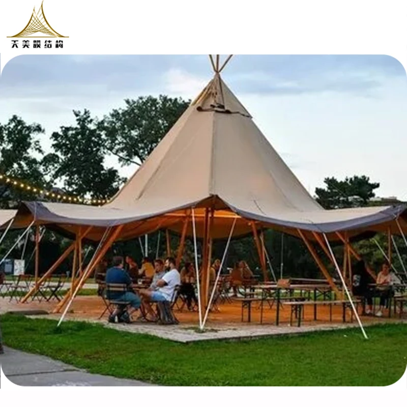 Glamping safari кочевые палатки tipi наружные для ресторана
