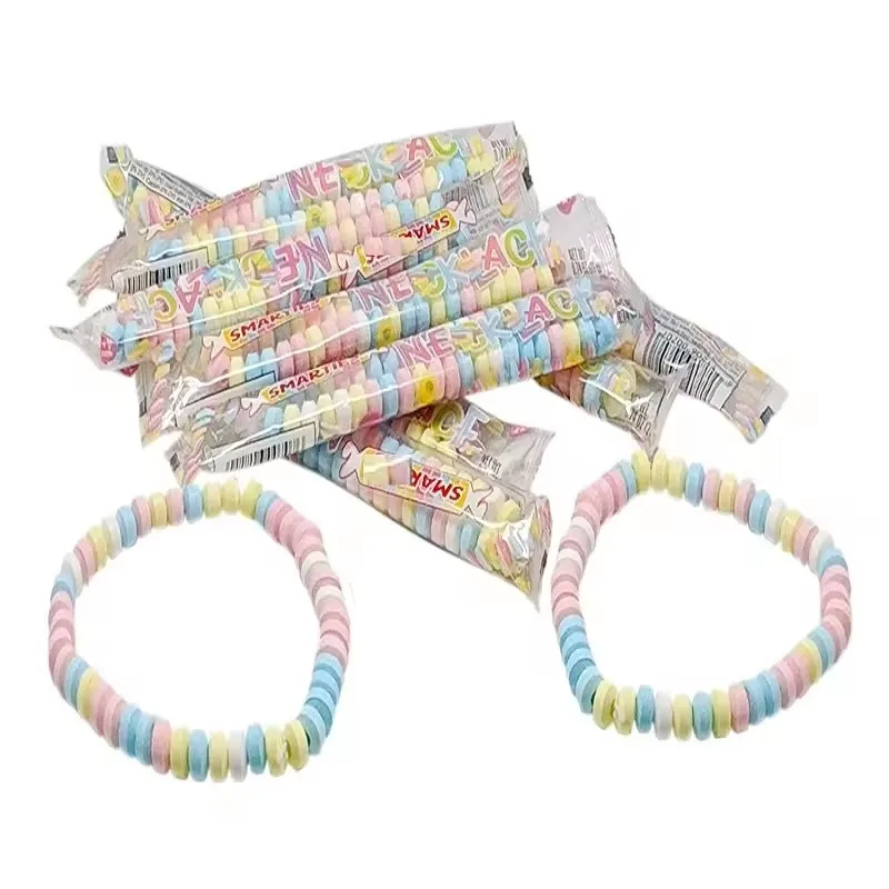 Individual Wrapped 50ct in Resealable Standup Candy Bag  Classic Flavors Stretchable Hard Candy 500pc/ct Necklace candy
