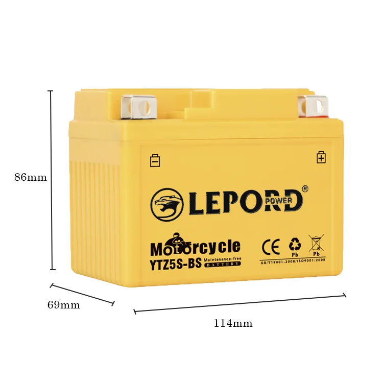 12V 2.5ah 3ah 5ah 7ah motorcycle starting battery maintenance free lead acid motorcycles battery 12v