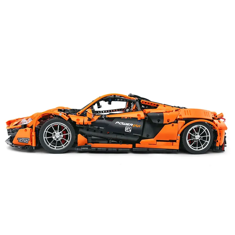 Mould King 13090 McLaren P1 Hypercar Building Blocks Sports Car Technic Bricks 1:8 Vehicle Assembly For Kids Electric RC gift