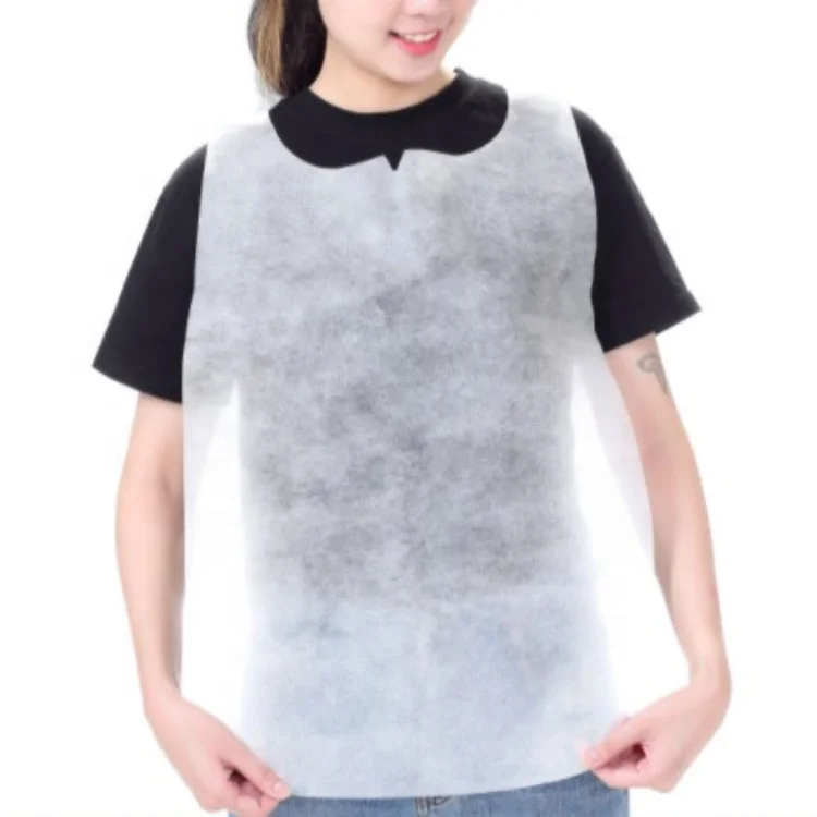 Custom Logo Kitchen Apron Non-Woven Fabric Apron Customized Embroidery Logo Apron Adults