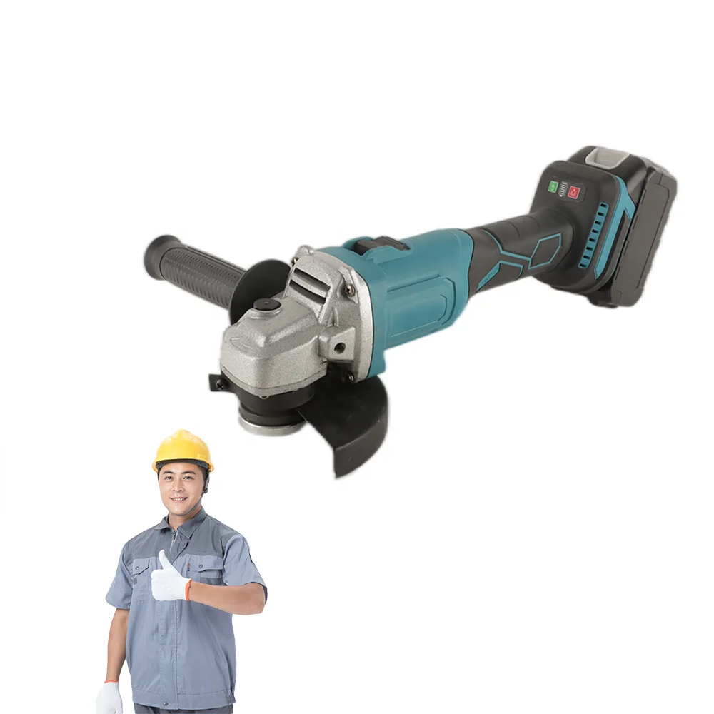 NEW 21V Lithium Battery Cordless Grinding Brushless 100mm Cut-off Angle Grinder Machine
