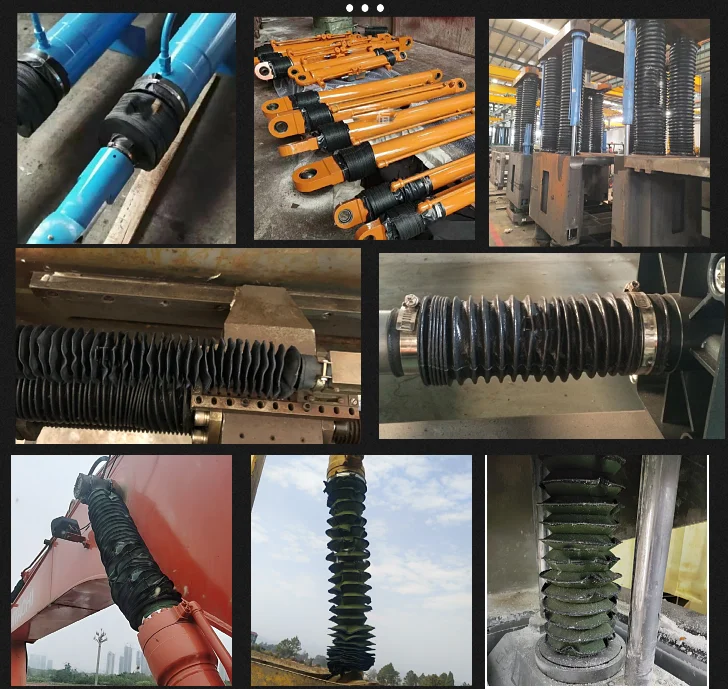 China Factory Ball Screw Linear Guide Accordion Protection Cnc Bellows Cover Accordion Protective Flexible Dust Cover