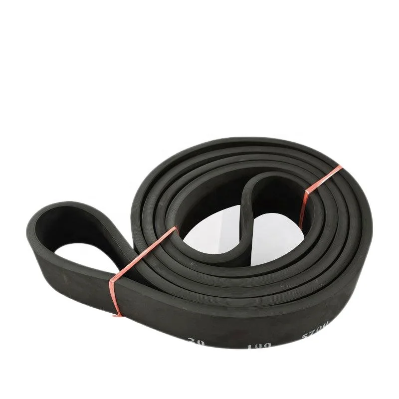 High quality non-slip and wear-resistant Rubber Cable Tractor Flat Track Belt