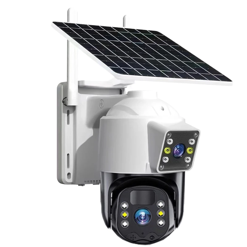 P1 V360PRO Solar Camera Outdoor 4G Sim Card Solar CCTV PTZ Camera 4MP Wireless Solar Security WiFi Battery Power Network Camera