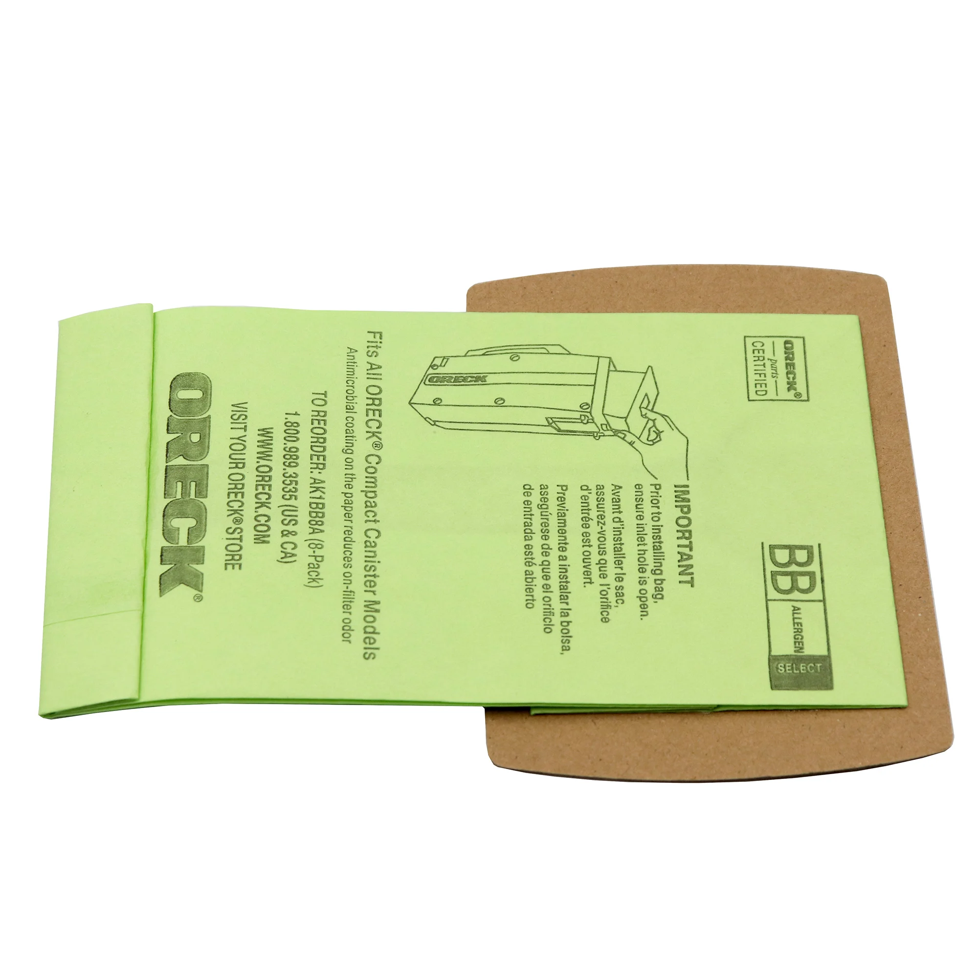  Мешки для пылесоса Orecks/XL Buster B PKBB12DW 12 шт. + 1 пенный