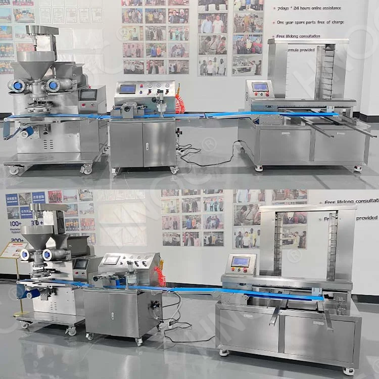 HNOC Fully Automatic Commercial Mooncake Flat Kubba Falafel Make Machine Kibbeh Machine Falafel Line