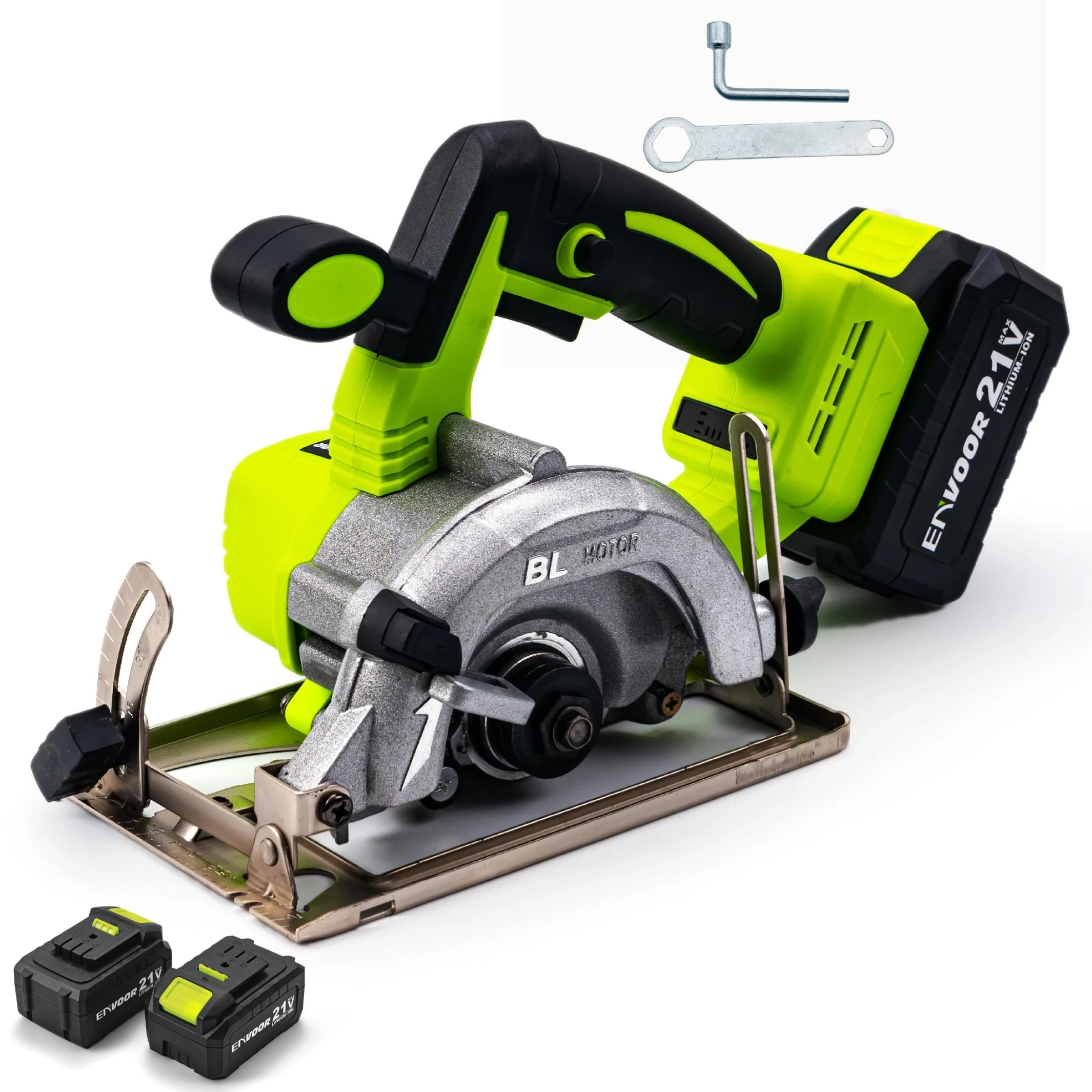 Power Tools Wood Saw 21V Li-ion Battery 125mm Cordless Brushless Circular Saw for Wood