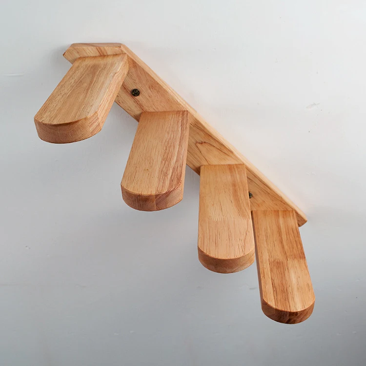 Manufacture High-quality Pet Furniture Climbing Stairs Kitty Mounted Wooden Cat Wall Shelf