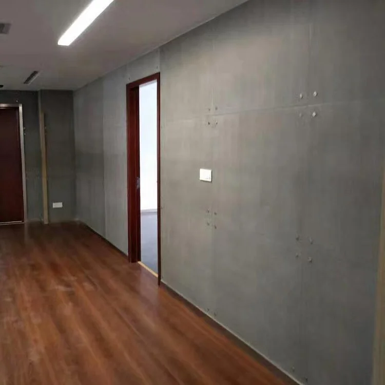 interi wall Tv Wall made with water proof fiber cement sheet