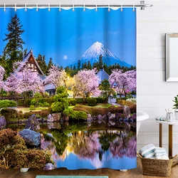Hotel Quality Digital Printing Machine Washable Quick Dry Mildew Resistant Sublimation Shower Curtains