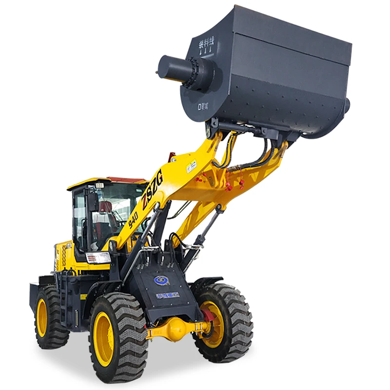 1600 1ton Mixing bucket front wheel loader for sale