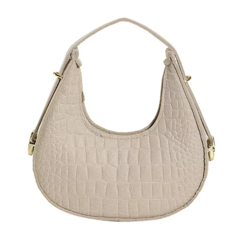 2024 new women bags luxury silver handbags for women quality bag with wide chian creative handbag