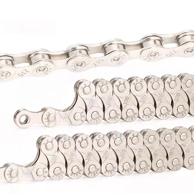 Bicycle Chain 6 7 8 9 10 11 12 Speed Velocidade Electroplated Silver Chain Mountain Road Bike MTB Chains