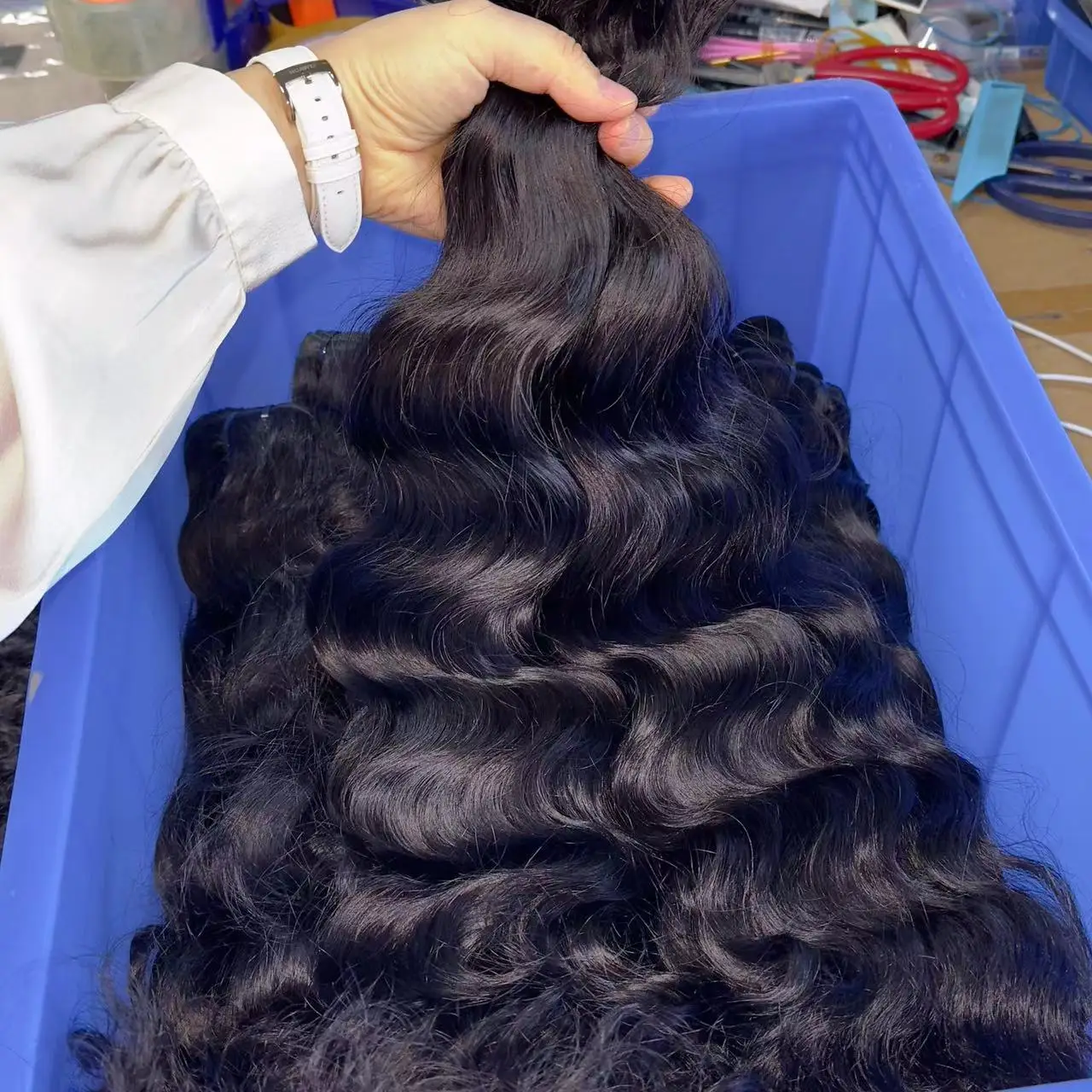 Vietnamese RAW Natural Wavy Hair High Quality Factory Wholesale Price unprocessed raw hair