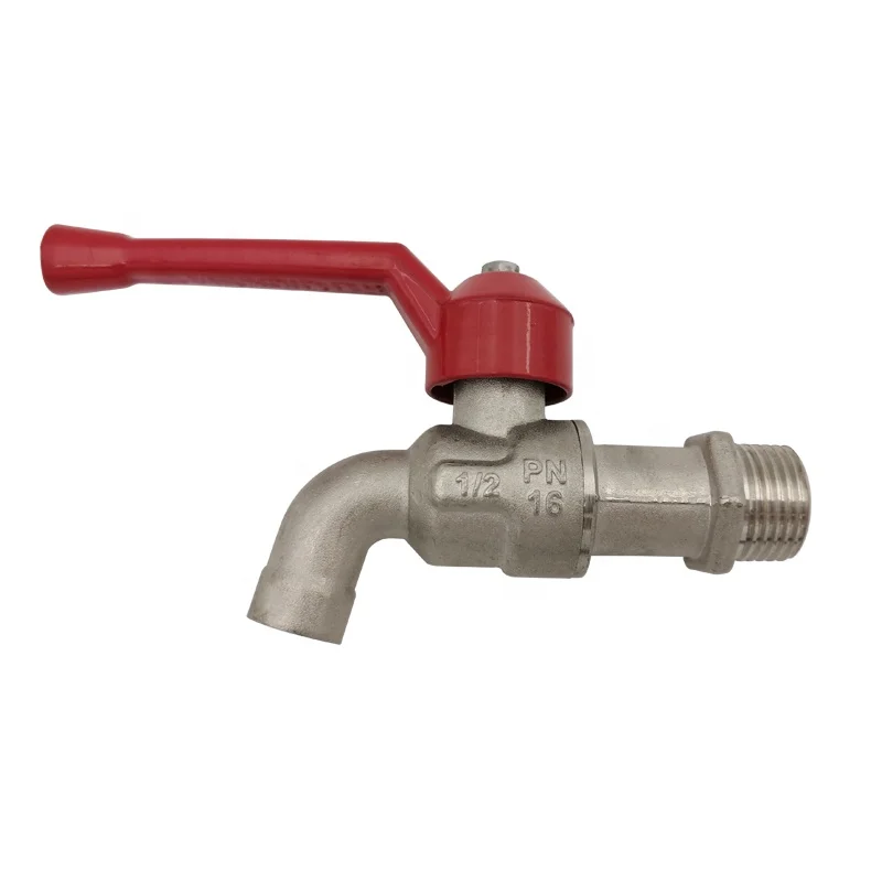 
brass outdoor 1/2' bibcock basin cod water tap heavy duty ball valve bibcock B-032 garden faucet 