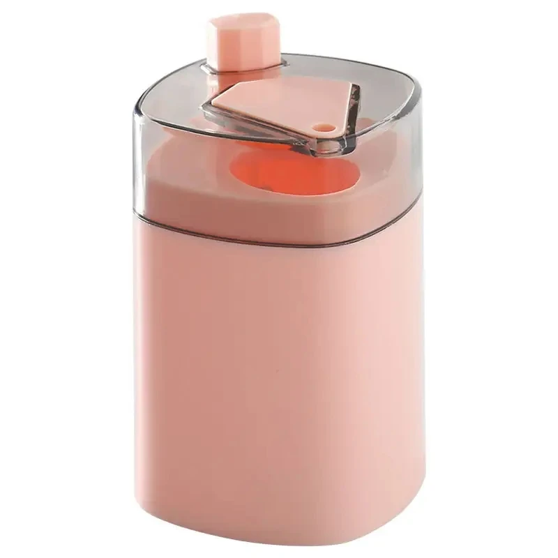 Creative automatic pop-up toothpick holder with press button suitable for restaurant and home use featuring a unique design
