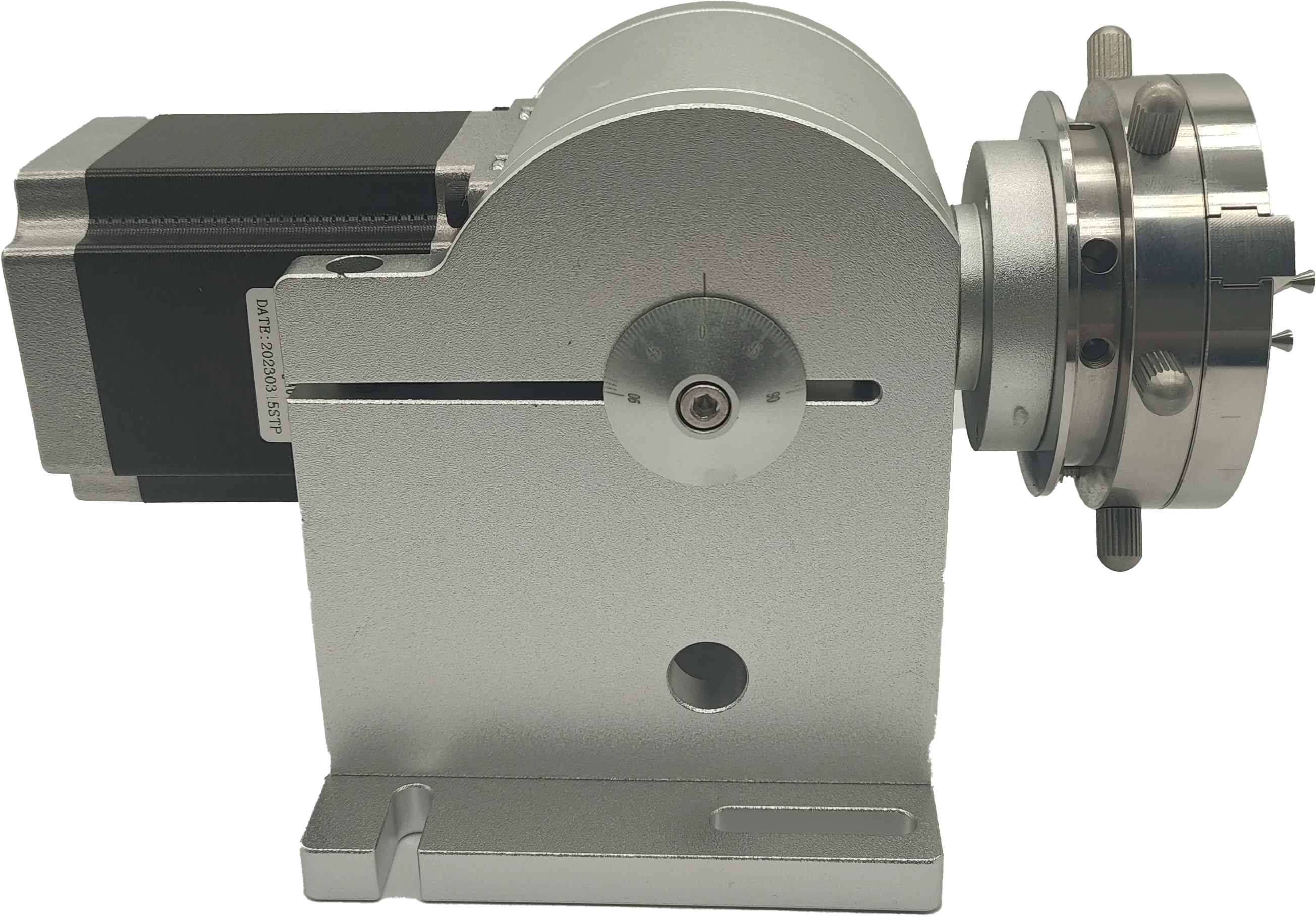 ZIXU Essential Laser Equipment Parts Mini Rotary Milling Head Attachment Omtech Rotary Axis for 40W CO2 Laser Marking Machine