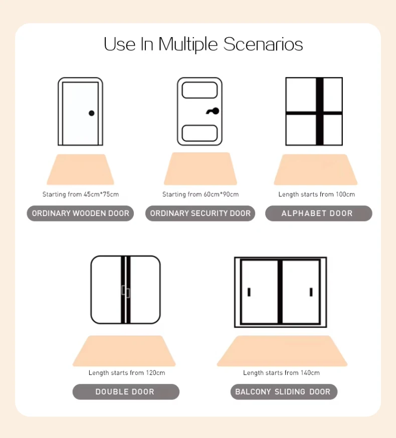 SHENGDE Soft Water Absorbent Black Color Welcome Floor Indoor Mini Bathroom Rug Set Natural Rubber Bath Mat