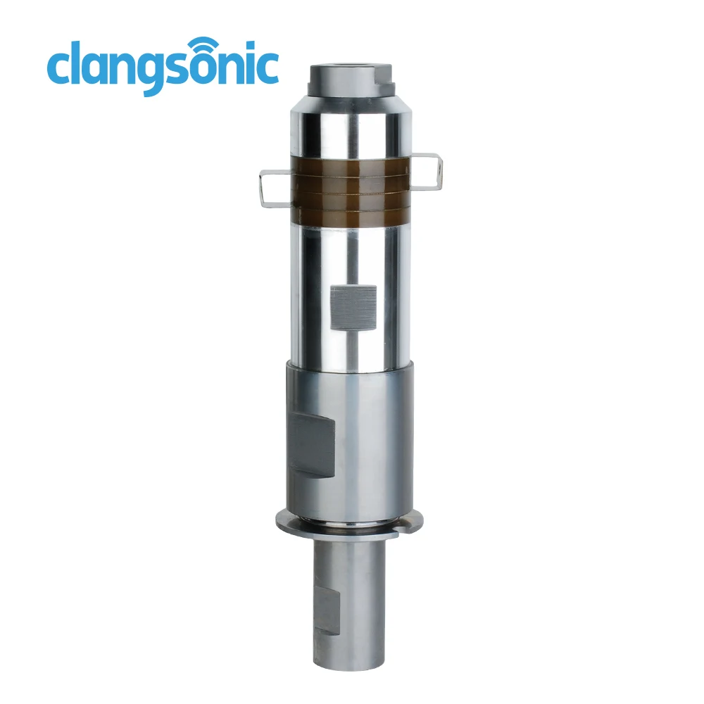 
clangsonic 2000w 20khz ultrasonic welding generator and ultrasonic transducer with sonotrode for non woven welding 