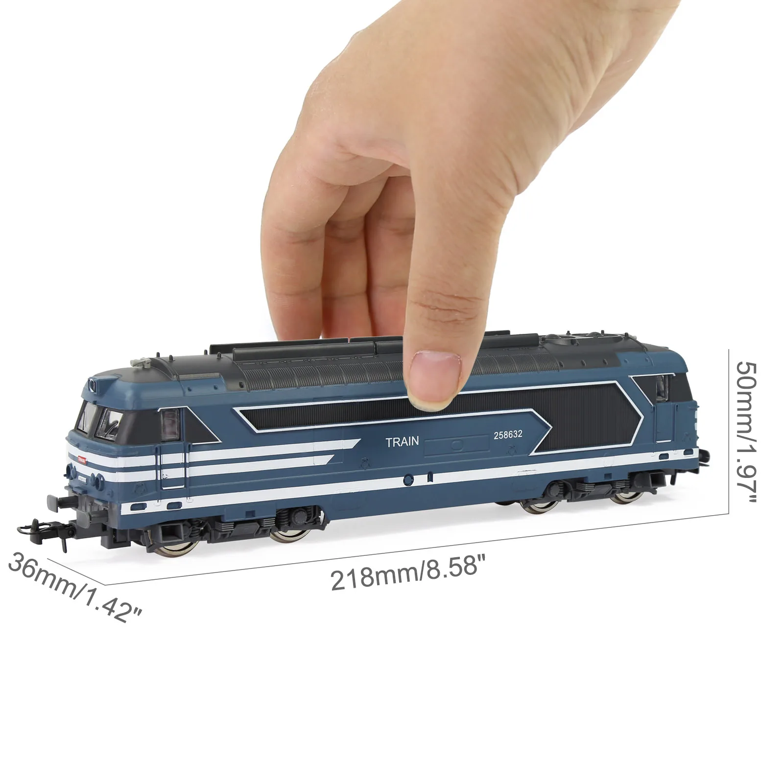 HCT8702 1 Unit Train HO Scale 1:87 Model Railroad Locomotives
