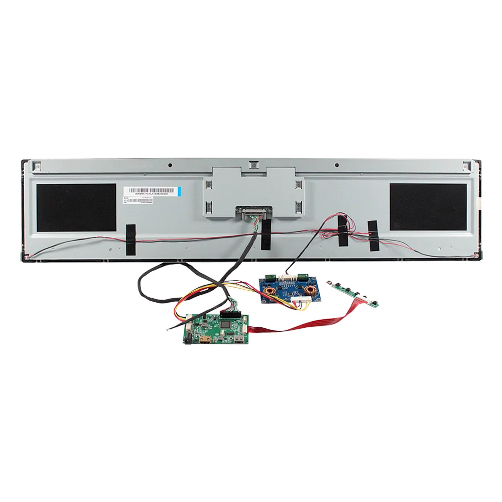 51Pin Lvds Ultrawide Lcd Digital Signage Screen Auto Playback 28Inch 1920X360 Lcd Stretched Bar Display With Hd-Mi Usb Lcd Board