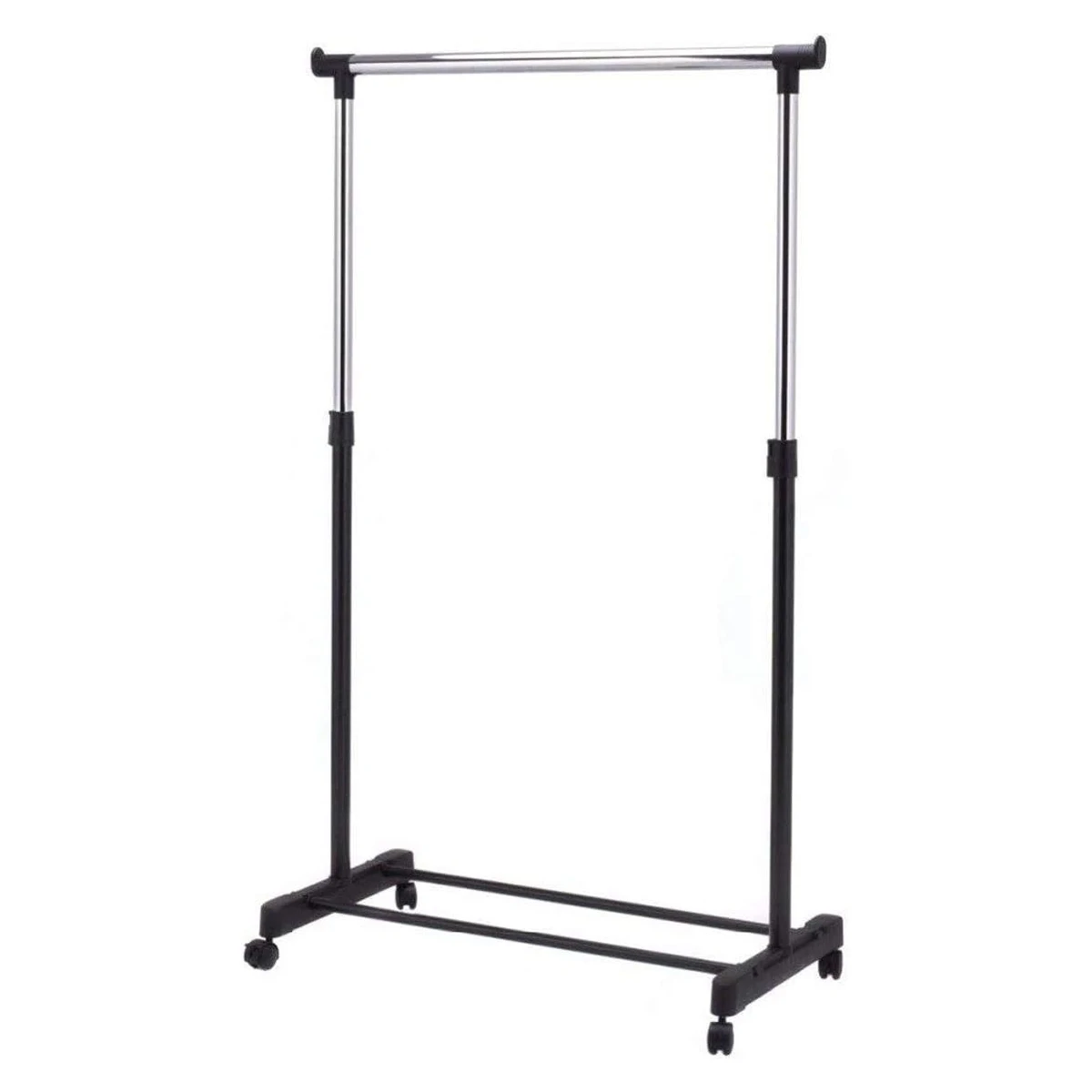 Kesing Double Pole Telescopic Clothes Drying Rack 25mm 22mm 19mm Stainless Steel Stand Living Room Bathroom Storage Shoes