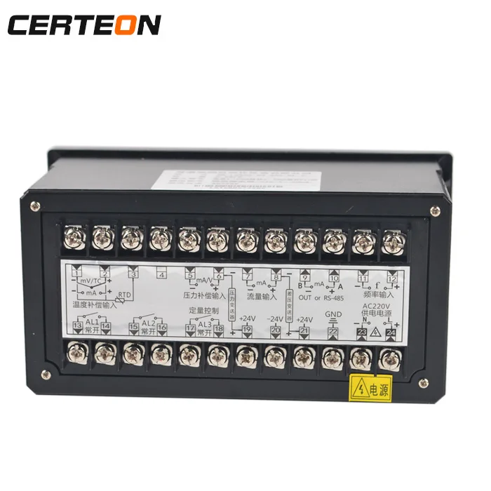 Intelligent liquid Oil water gas flow meter indicator totalizer digital flow controller with temperature pressure compensation