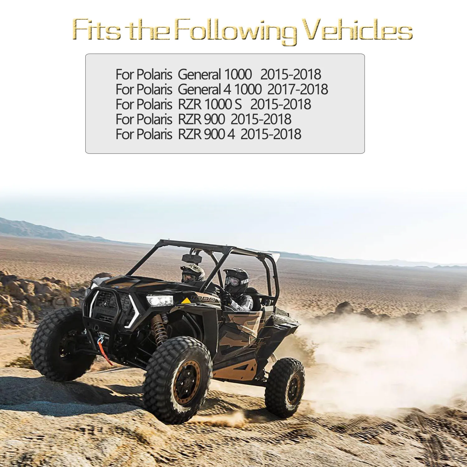 UTV Bolts Kit Front Bumper Winch Mount Plate Bracket For Polaris RZR 900 1000 XP Turbo 4-Seater General EPS 101220