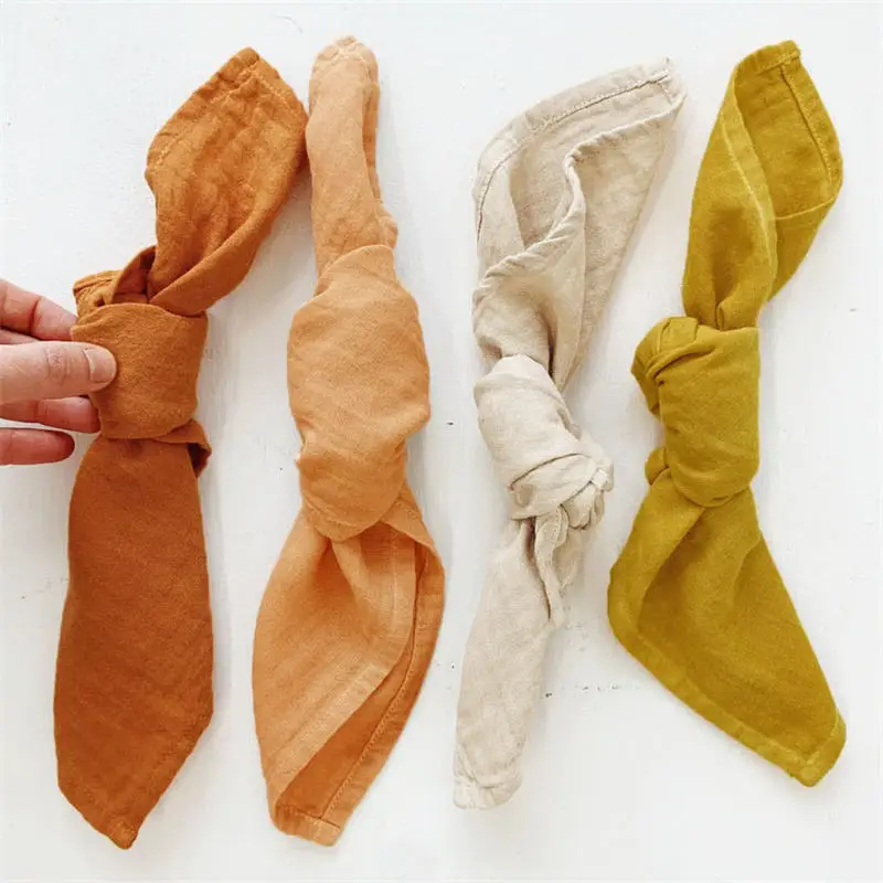 Custom Hot sales Linen Napkins Wedding Cloth Napkins Restaurant table napkins