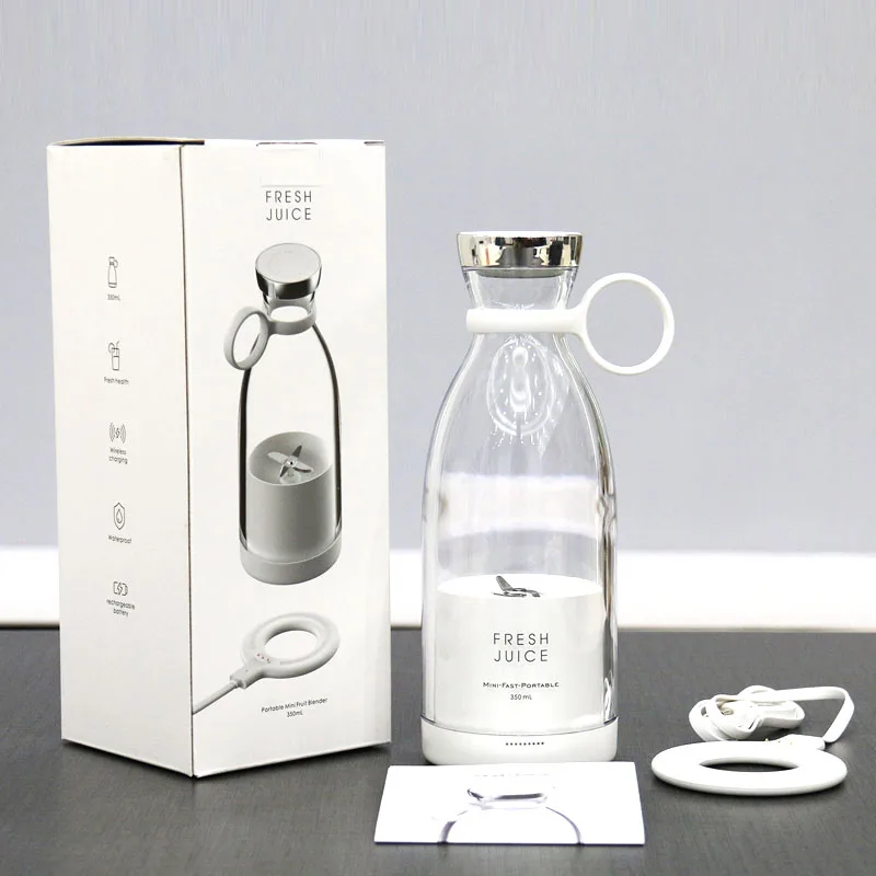 Wholesale Best Price 350ml Personal Powerful Automatic Electric Juicer Mixer Portable Fresh Juice Mini Blender