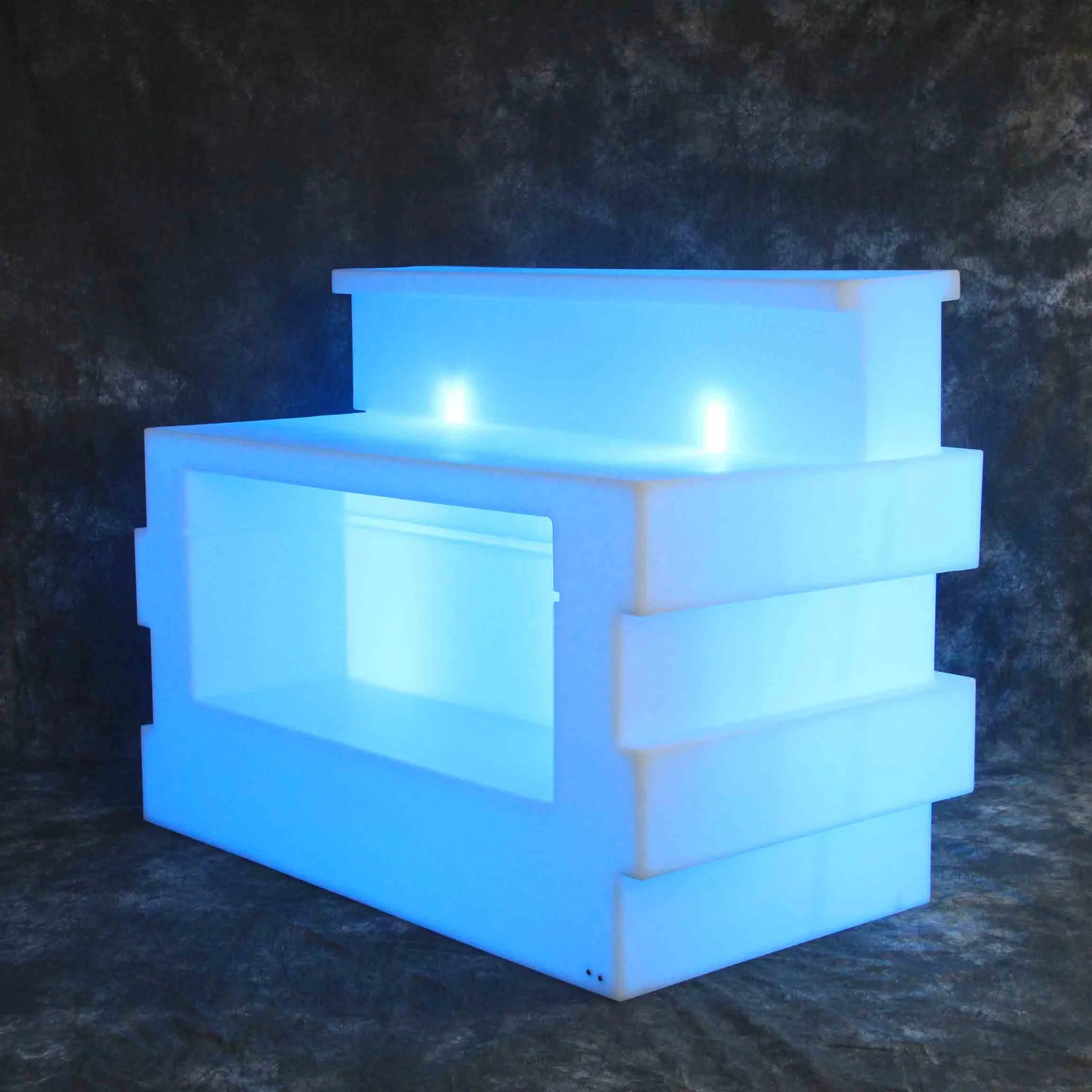 Led Bar Ktv Bar Counter Plastic Material High Quality Lighting Bar Counter