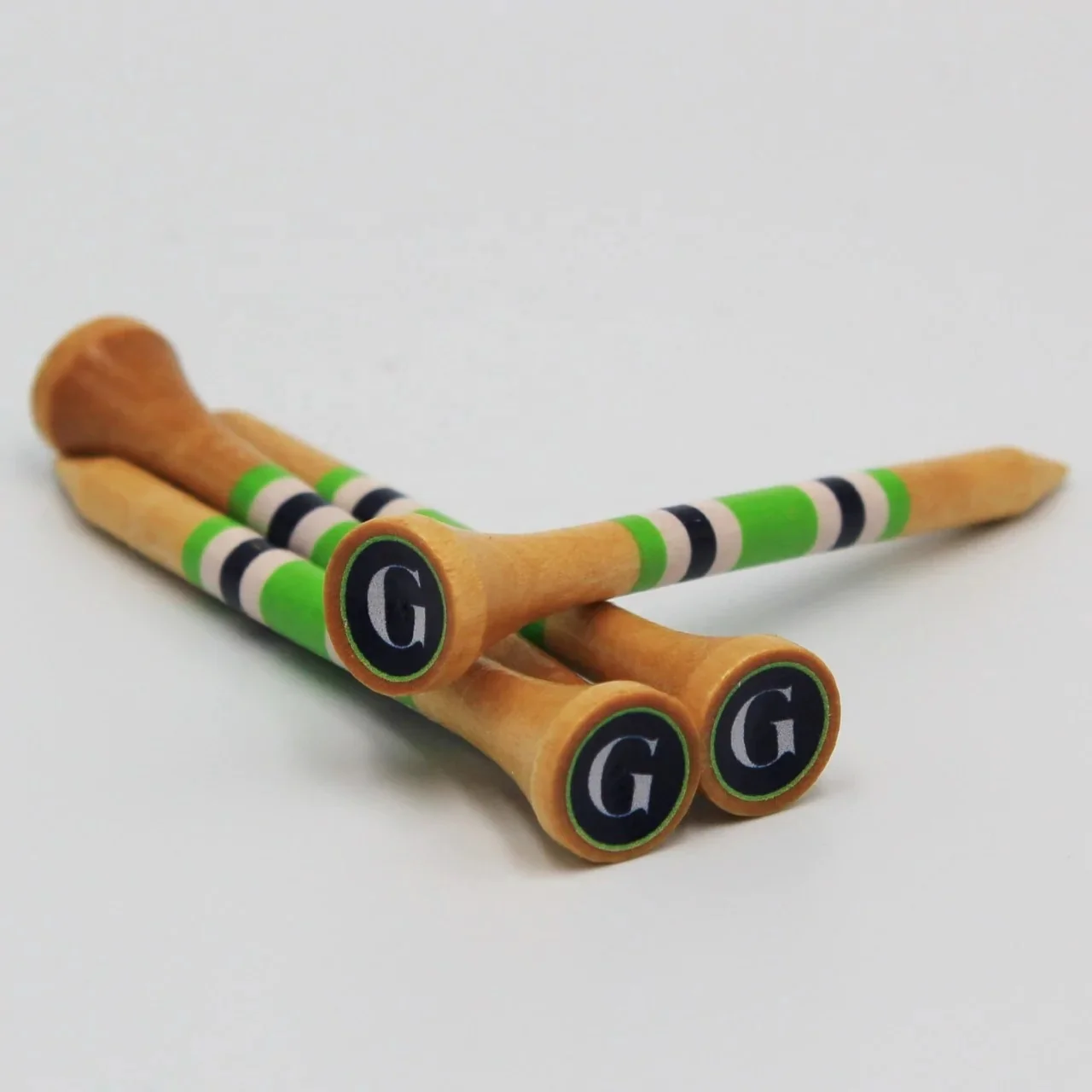 Customized Printed Logo Professional 54mm 70mm 83mm 2 3/4 inches Eco-Friendly Wooden Bamboo Paper Box Bulk Golf Tees