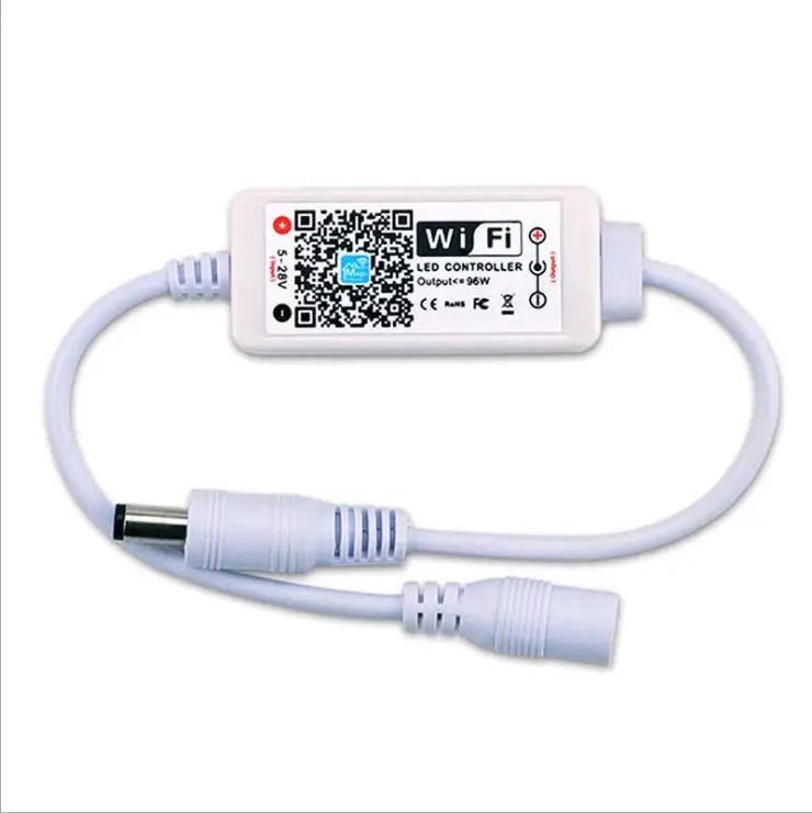 DC5-28V СИД полосные осветители для контроллер IOS/Android APP/Голосовое управление мини одноцветный светодиодный контроллер