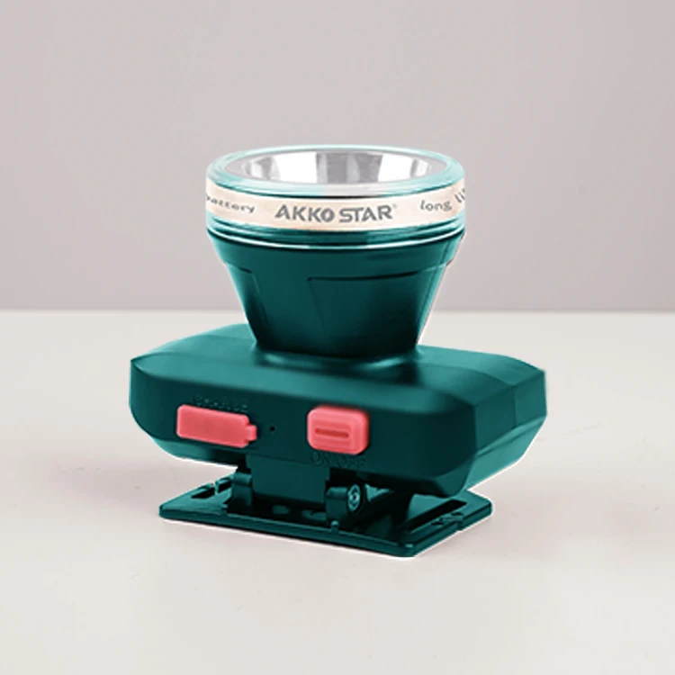 AKKO STAR LED Mining head lamp 1W Outdoor camp bright Headlight rechergeable Head Torch Lamp