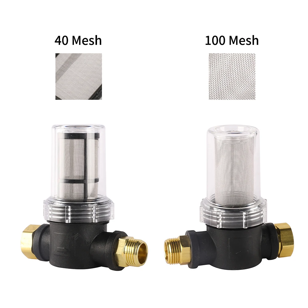 100 Mesh Attachment Pressure Washer Outdoor Gardening Inlet housing water cartridge sediment filter